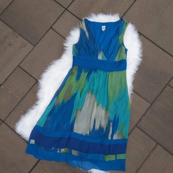 EUC Sangria Multicolored Sleeveless Dress 6 - Picture 2 of 7